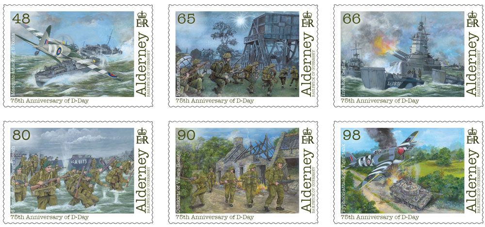 Set of 6 Stamps